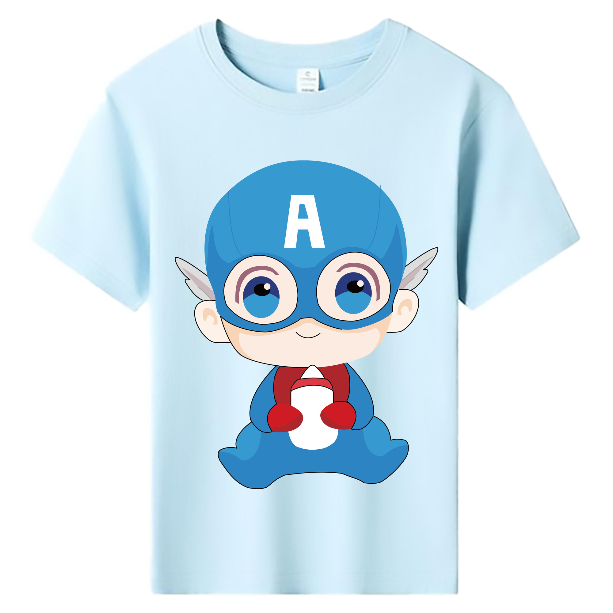 （画像用） アベンジャーズ The Avengers 綿100％キッズTシャツ（フロントプリント）